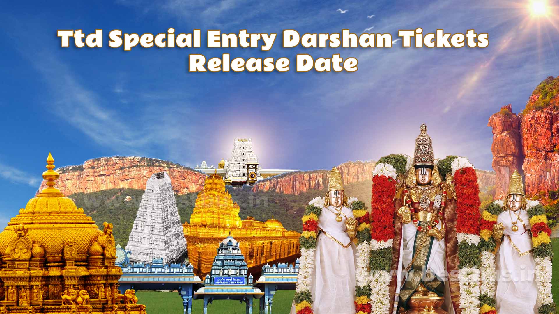 TTD Special Entry Darshan Tickets Release Date For April 2025 on 24-Jan-2024
