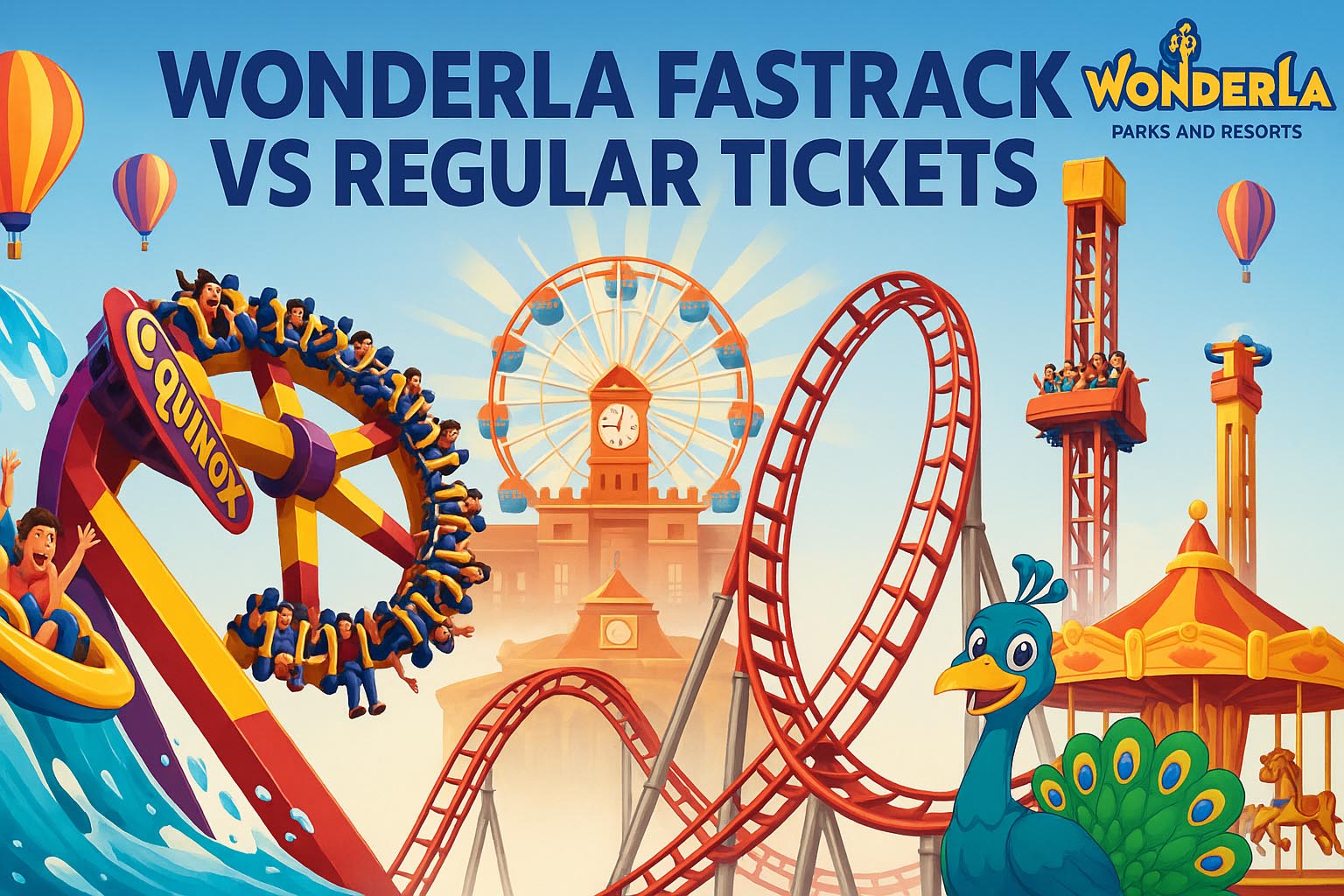 Difference Between Fastrack And Regular Tickets In Wonderla